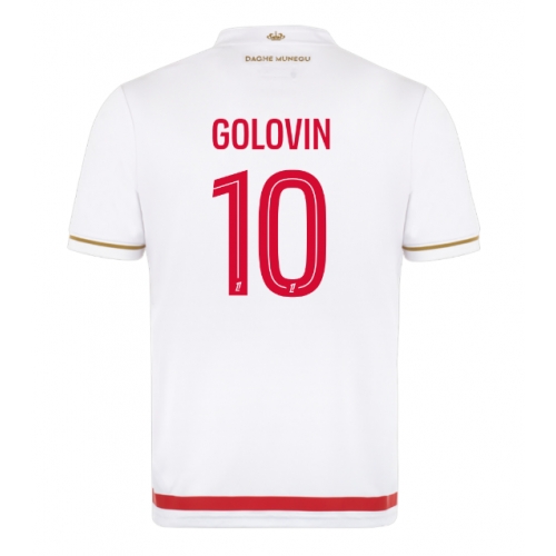 Billige Fotballdrakt AS Monaco Aleksandr Golovin #10 Replika Hjemmedrakt 2025-26 Kortermet Billige Fotballdrakt AS Monaco Aleksandr Golovin #10 Replika Hjemmedrakt 2025-26 Kortermet